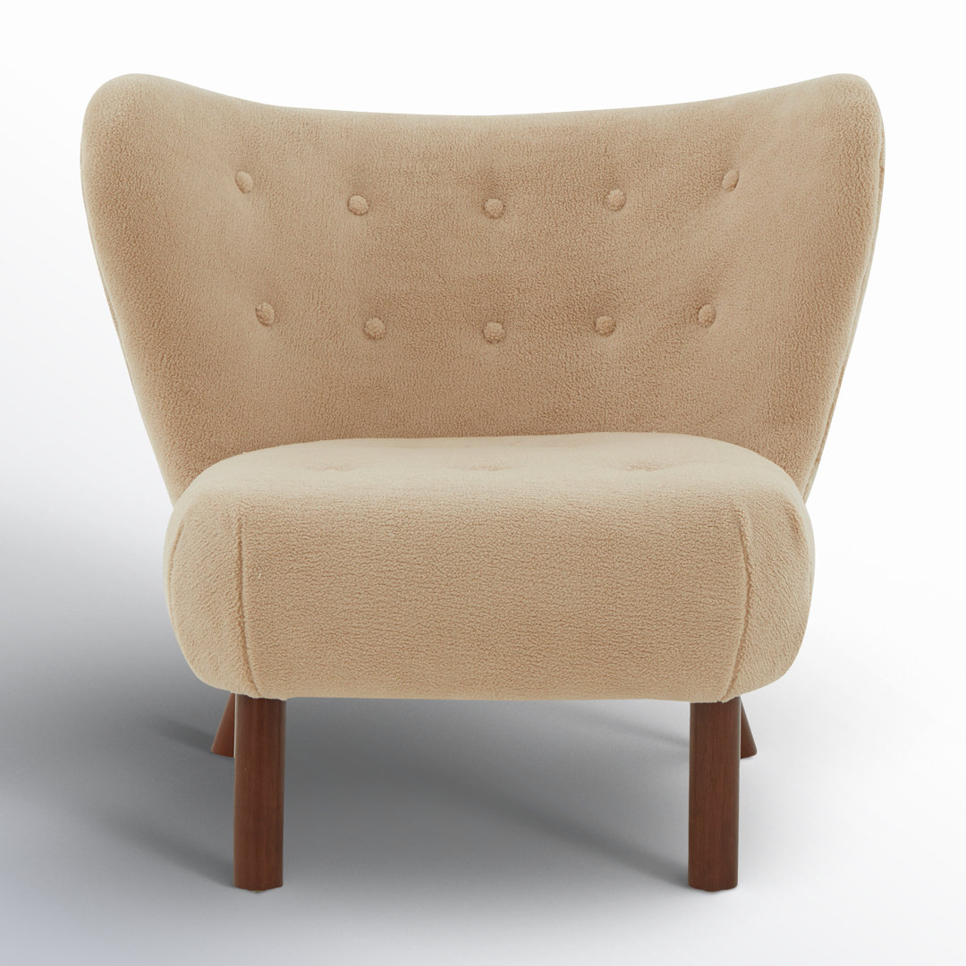 Cadwell 31.1 inches Wide Tufted Wingback Chair AllModern Upholstery 