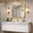 Aluminum Framed Lighted LED Bathroom Vanity Mirror with Anti-Fog 3 Colors Temperature & Dimmable Light Bathroom Vanity Mirror-1847542770-1847542772