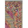 Christa Southwestern Light Gray/Fuchsia Area Rug