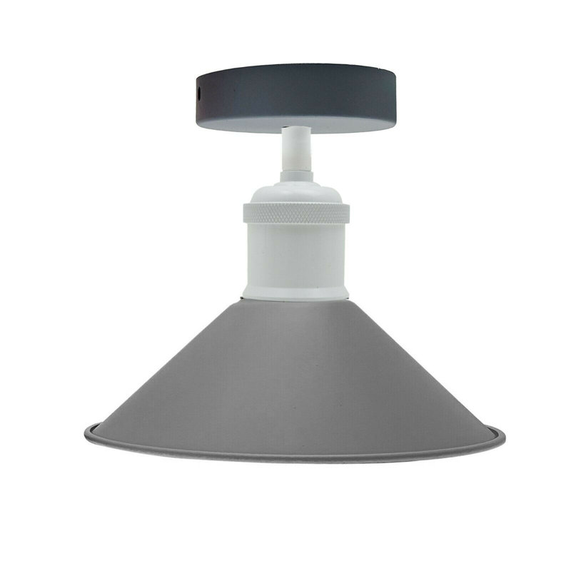 Bolick Semi Flush Mount, Grey