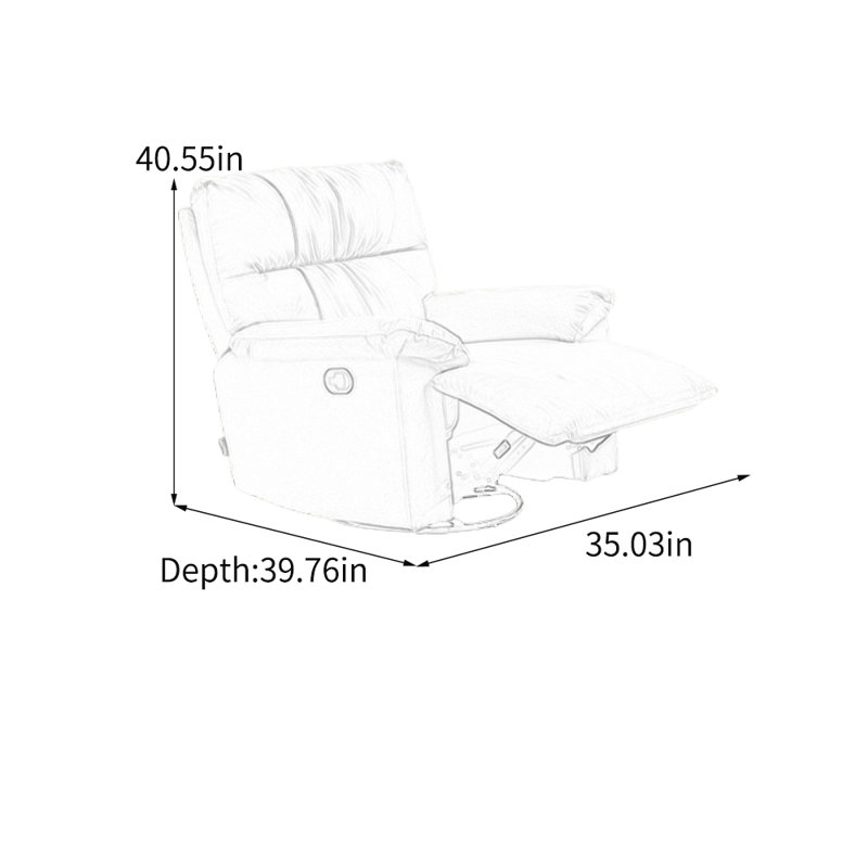 Ergonomic pleated design lounge chair, Beige