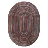 Hand Knotted Wool Area Rug in Multi