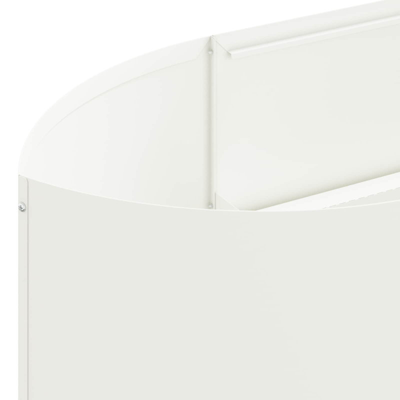 Raised Garden Bed, 40cm H x 380cm W x 40cm D, White