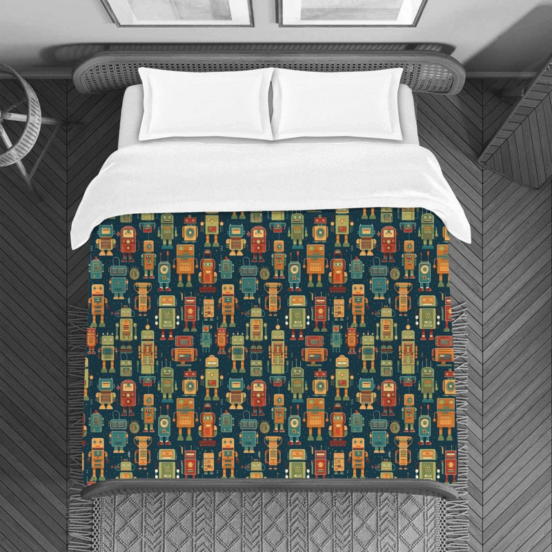 Polyester Machine Printed Duvet Cover, Twin Duvet Cover