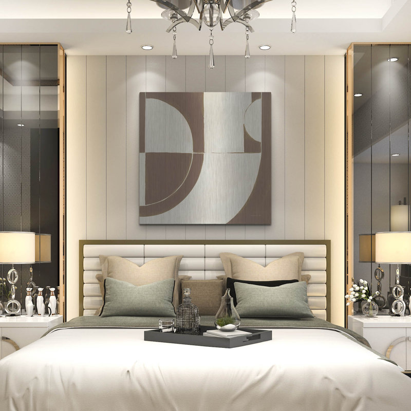 Art mural en métal Wrought Studio ™ «Laid Back Sepia» par Danhui Nai, H 36 po x l 36 po