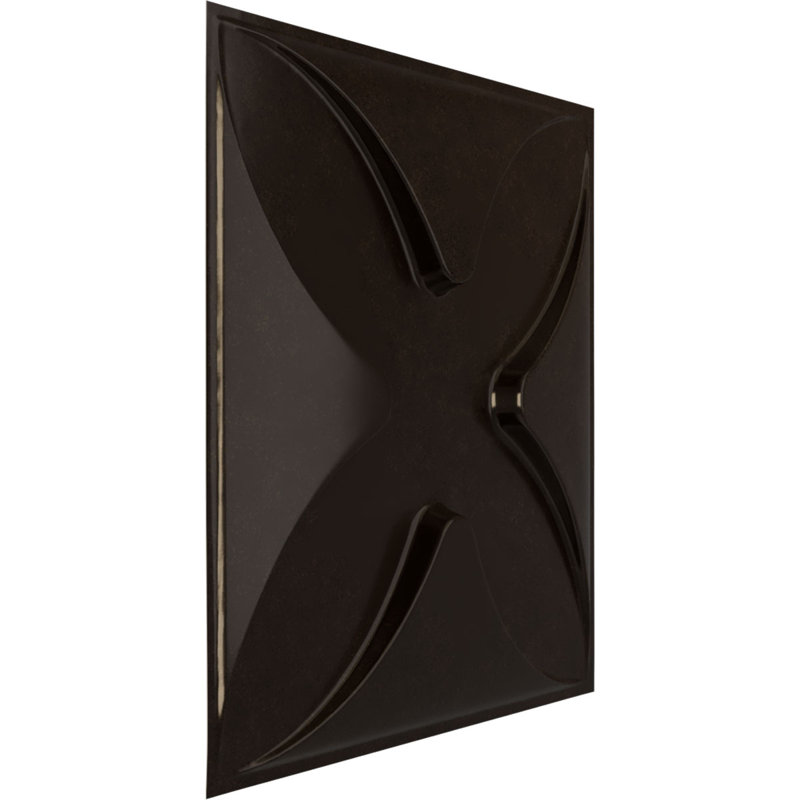 Panneau mural décoratif 3D Austin EnduraWall l 19 5/8 po x H 19 5/8 po, brume rustique métallique universelle (couvre 2,67 pieds carrés)