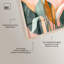 «Peach and Palm Shadowbox Print Natures Art Prints» par Art Remedy-115126342-115126343