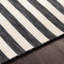 Gemma Indoor & Outdoor Boho Striped Rug Black/Ivory-210214708