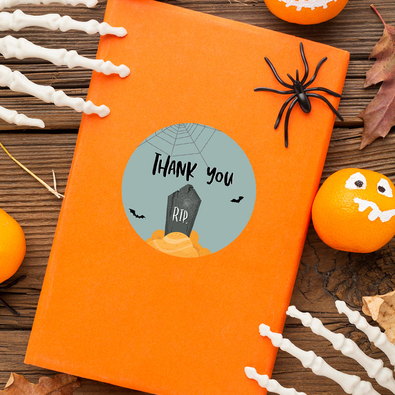 «Thank You RIP», autocollants d'Halloween joyeux