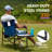 Camping Directors Chair With Side Table And Pocket, Portable Folding Chairs With Compact Size-954678742