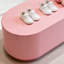Table de présentation ovale rose-2069848352