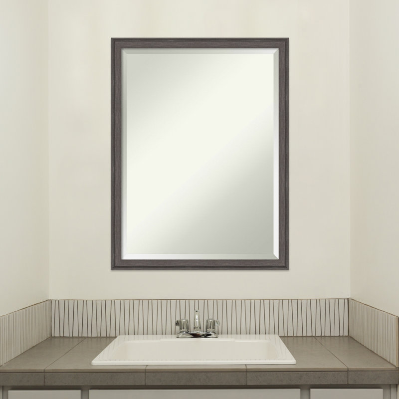 Miroir mural Florence, 25,75 po x 19,75 po, Étain