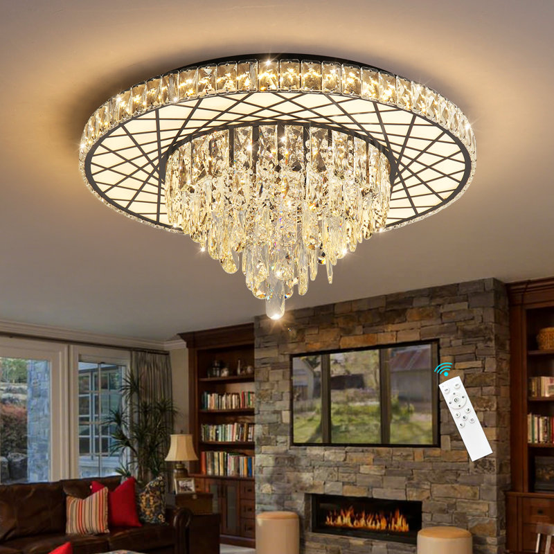 Modern Chandelier Dining Room, Matte Black