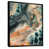 Black Floater Framed