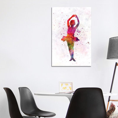 Ballerina Dancing II by Paul Rommer - Wrapped Canvas Painting