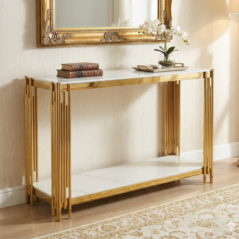 Kya 120cm Stone Top Console Table