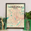 Minneapolis City Map - No Frame Print-398328409