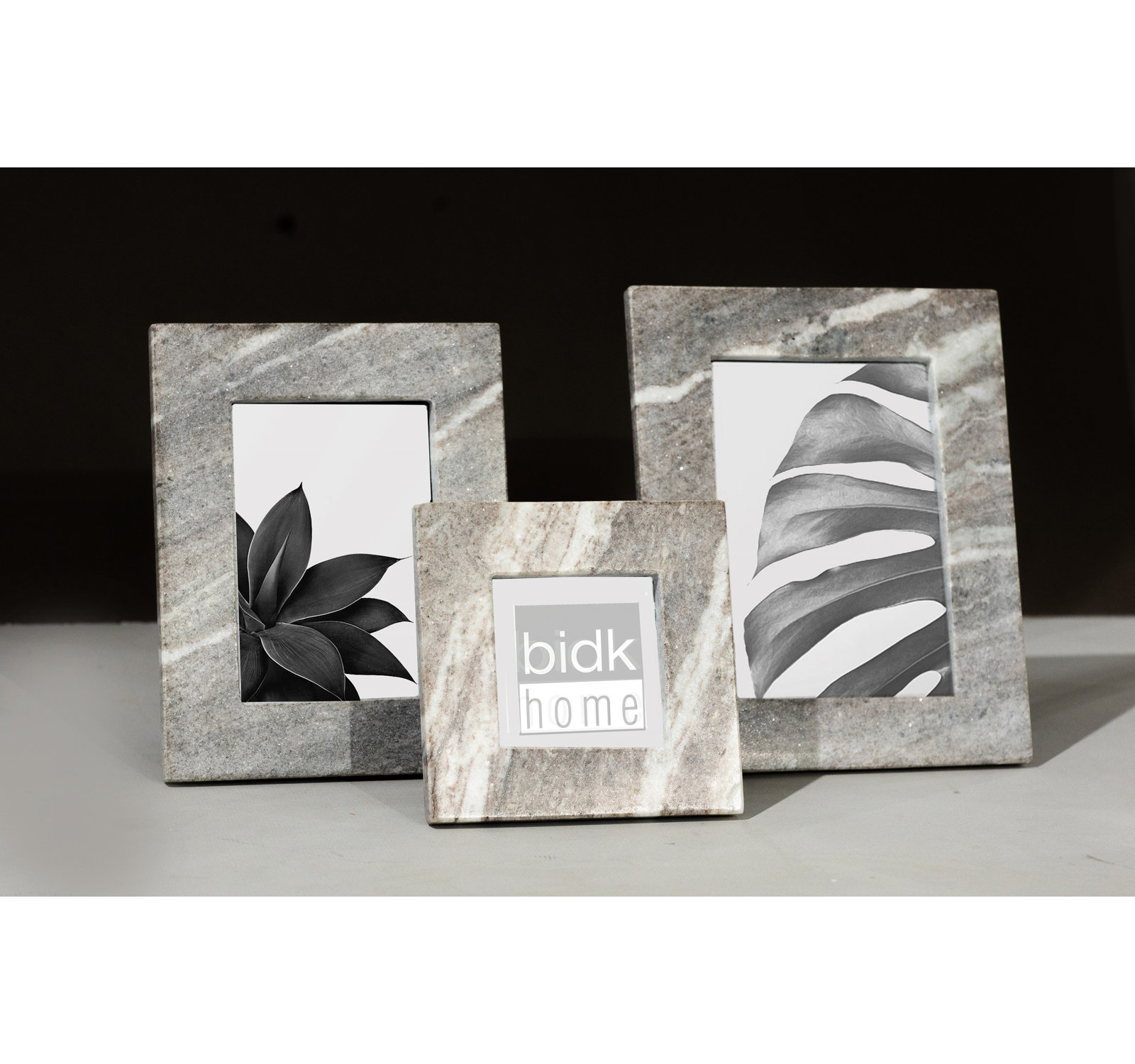 Tellis Brown Marble Matte Picture Frame, 2.5" x 3.5"