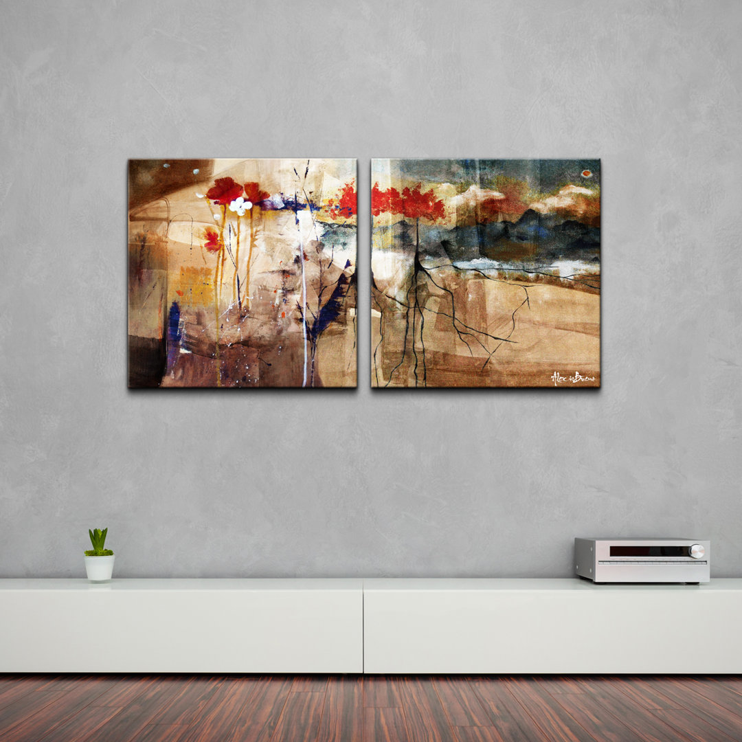 2 - Pieces Modern & Contemporary Ebern Designs