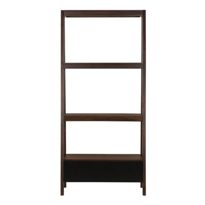 Richardo 32'' W Solid + Manufactured Wood Shelving Unit