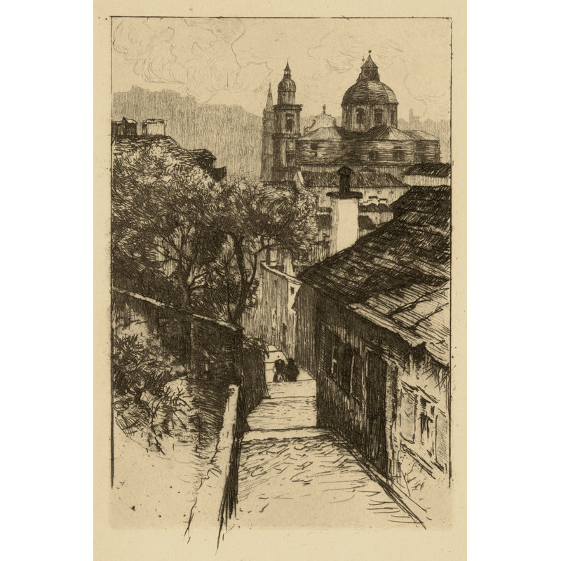 Nonnberg Abbey - Wrapped Canvas Print, 76cm H x 51cm W x 3.8cm D