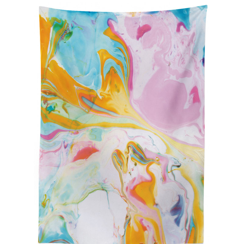 Abstract Tablecloth, 90" L x 60" W
