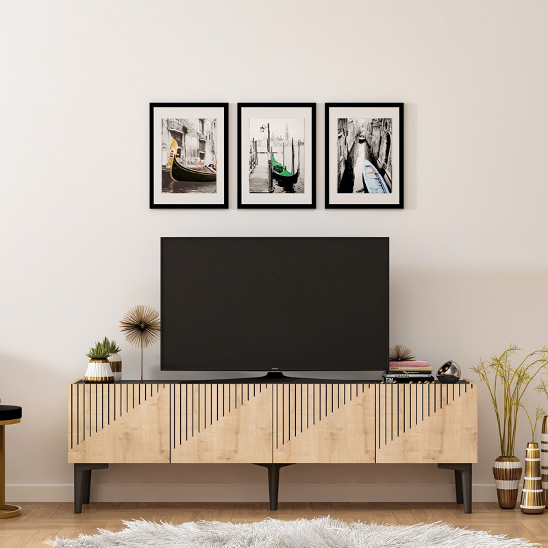 Fechteler 3 Piece Coffee Table Set, Natural
