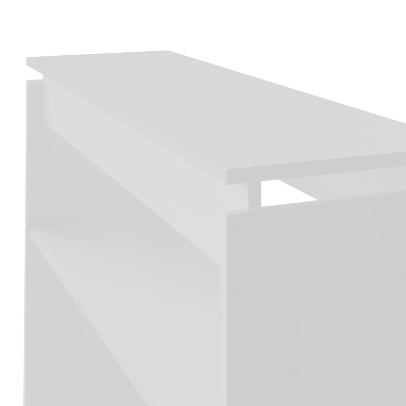 Giffard Sled Coffee Table with Storage, White