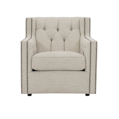 Candace 33.5" Wide Tufted Polyester Down Cushion Armchair by Bernhardt