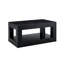 Table basse moderne et durable en MDF noir avec rangement ouvert pour le salon-1676287726