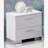 2-Drawers Bedroom Nightstand With Chrome Legs
