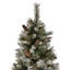 Arbre de Noël artificiel pin 6,5 pi pré-éclairé Snow Valley
