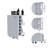 2-Shelf 6-Bottle Bar Cart