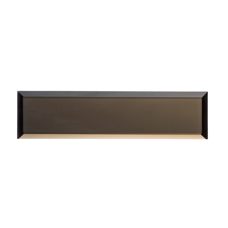 Carreau de mur de style métro en verre biseauté 3 "x 12" Vega, Carat