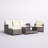 Arjola 4 - Person Patio Conversation Sets with Cushions