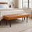 Ellar Genuine Leather Upholstered Bench-1208354482