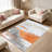 Warm Orange Texture carpet-easy to clean, machine-washable, soft and comfortable; suitable for door mats, kitchens, living rooms, bedrooms, corridors, and laundry areas. Easy to clean, durable carpet for home decoration.-472365055