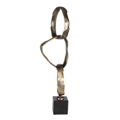 Loopform Brass Ring Sculpture