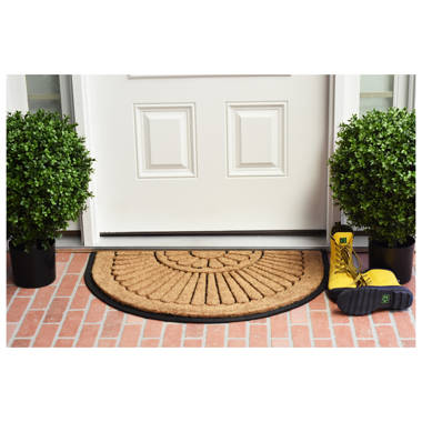 Darby Home Co Steptoe Non-Slip Floral Outdoor Doormat