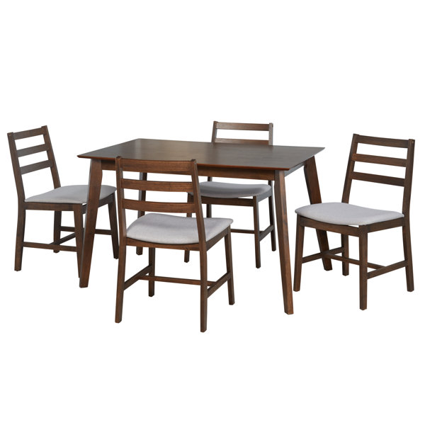 Wrought Studio Hardman 4 - Person Dining Set & Reviews | Wayfair