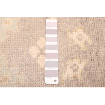 Modern Oushak Grey Rug 8'7" x 11'11"