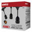 24Ft - LED String Light - 12 Socketed Black Cord And Plug Only