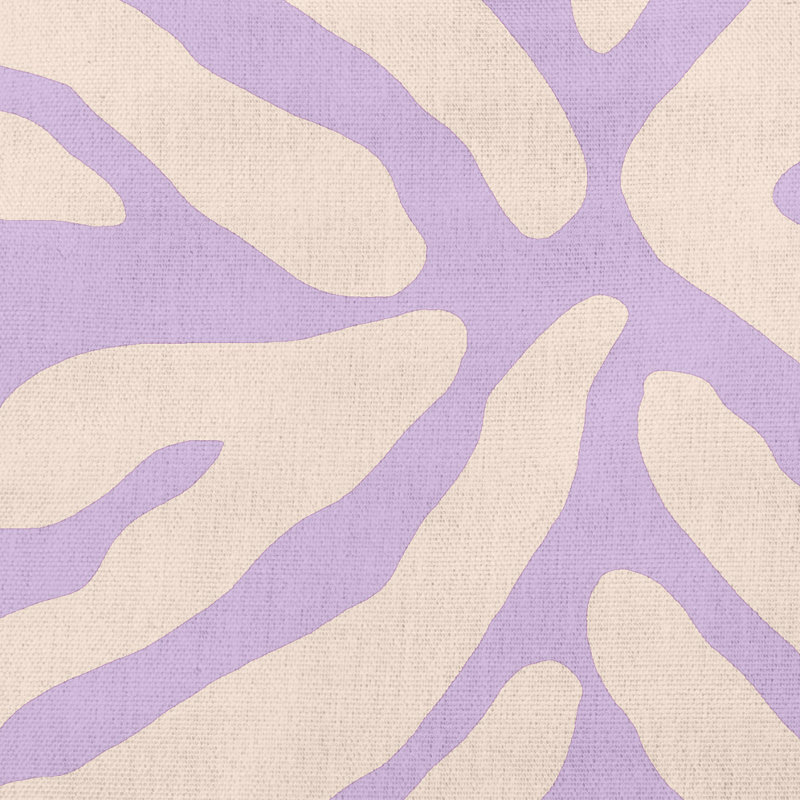 Animal Print Outdoor Reversible Throw Pillow, Lilac