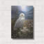  «Snowy Owl» par Ann Klee, art mural en métal, 12 po x 16 po-1736588593