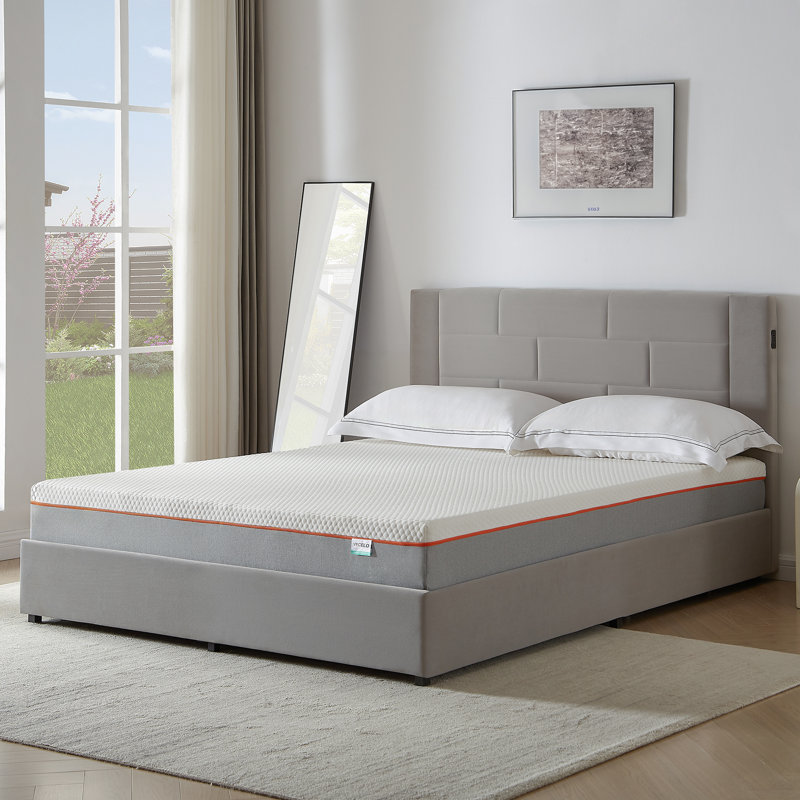 Lovanna 8 Inch Gel Memory Foam Mattress, Medium Firm Cooling Mattress in a Box with Breathable Soft Cover, Pressure Relief & Motion Isolation Bed Mattress for Sleep Comfort, Queen Size