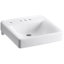 Soho Ceramic 20" Wall Mount Bathroom Sink