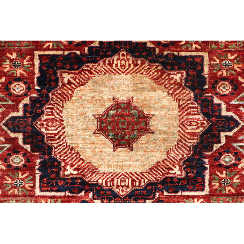 Hand Woven Wool Geometric Area Rug