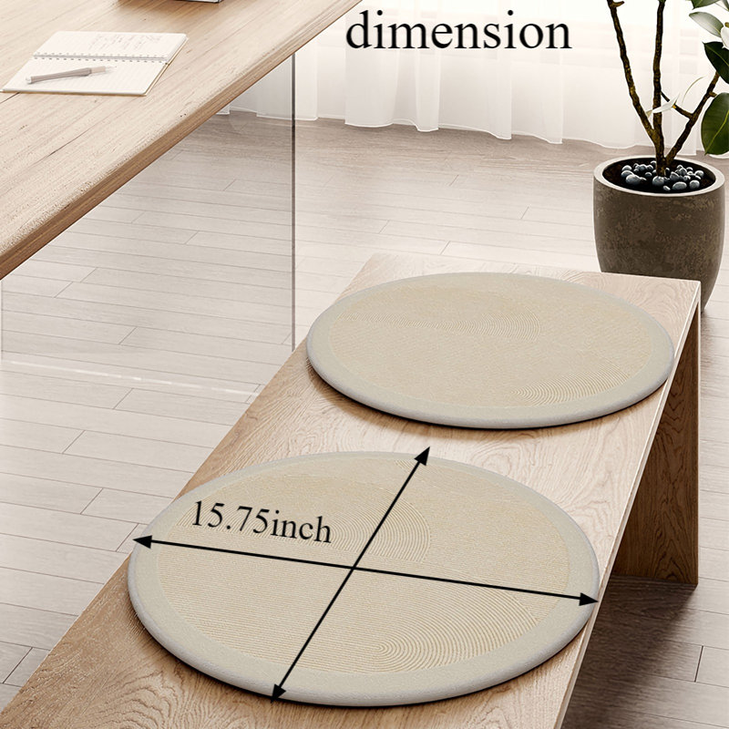 Coussin de chaise 2 pièces Latitude Run®, L 15,74 po x P 15,74 po