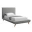 Clodean Linen Upholstered Platform Bed-605484631-605484633
