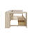 Twin Size Platform Bed With Shelves, Drawers, Charging Station And Upholstered Headboard-758859809-758859838